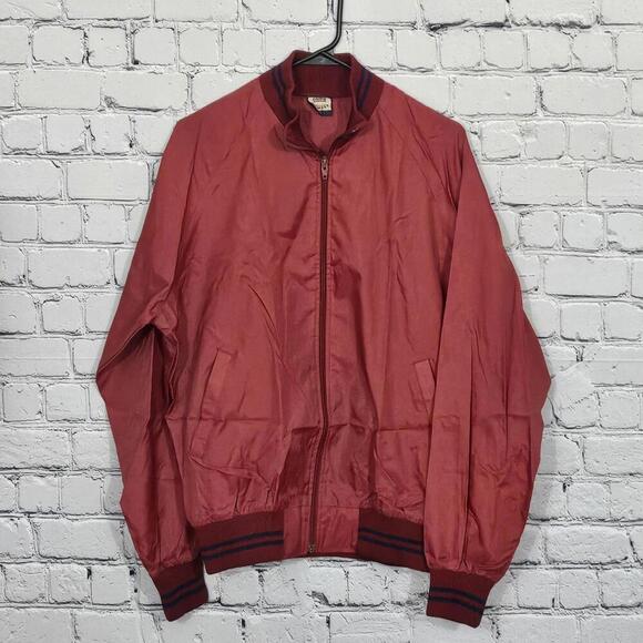 2/$20 Vintage Red Club Member Jacket Size L | Retro Varsity Style Outerwear - Picture 1 of 5